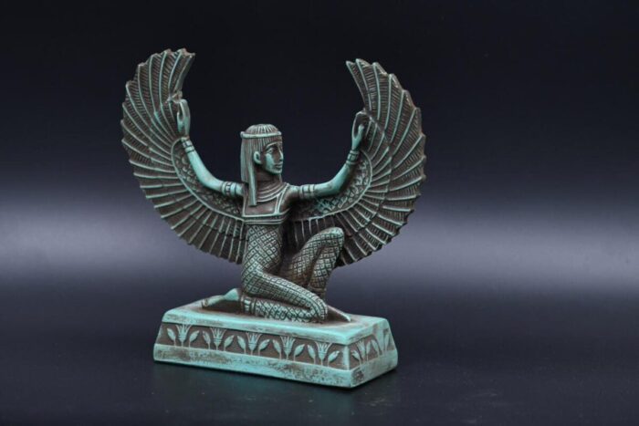 Marvelous Isis Winged Statue - Egyptian Goddess of Love,protection,Magic,Spiritual Energy & She Is The Sacred Mother in Egyptian Mythology