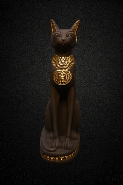Masterpiece goddess Bastet statue, goddess of the home, domesticity, women's secrets, cats and childbirth.