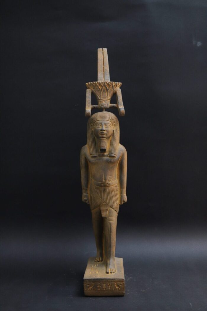 Nefertum Statue, Egyptian God of Healing & Beauty, Ancient Deities Sculpture