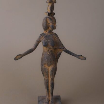 Neith Hand Painted Stone Statue