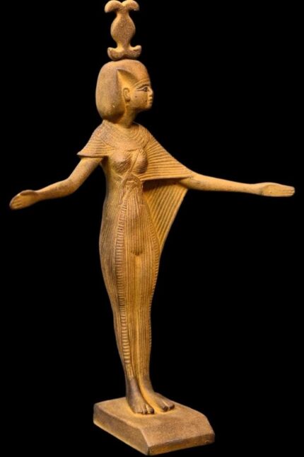 Neith Egyptian Goddess Statue: Ancient Mythology Sculpture