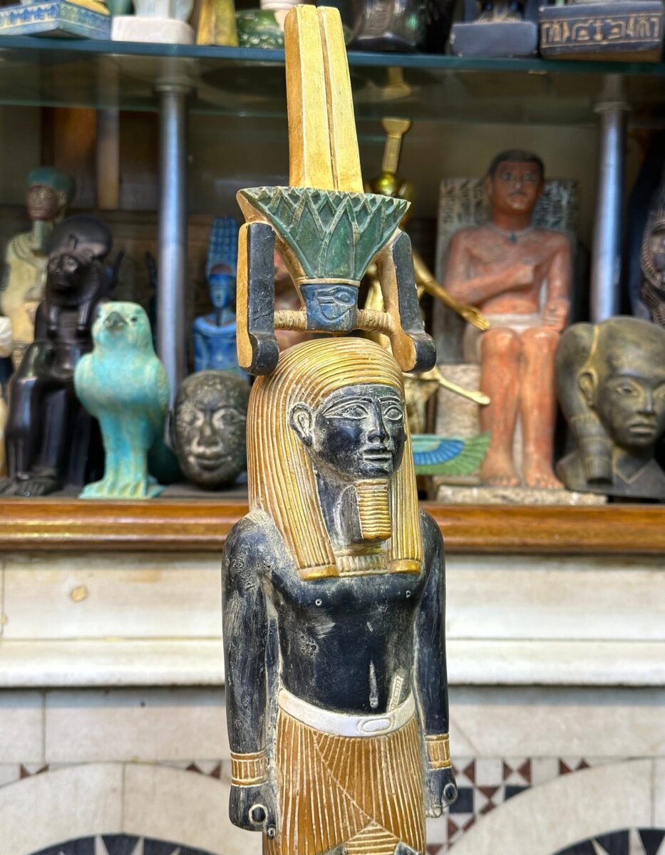 35 cm Colorful Nefertem Statue