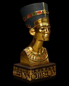 Queen Nefertiti Statue: Gold Leaf Egyptian Replica, Home Decor - صورة إضافية 10