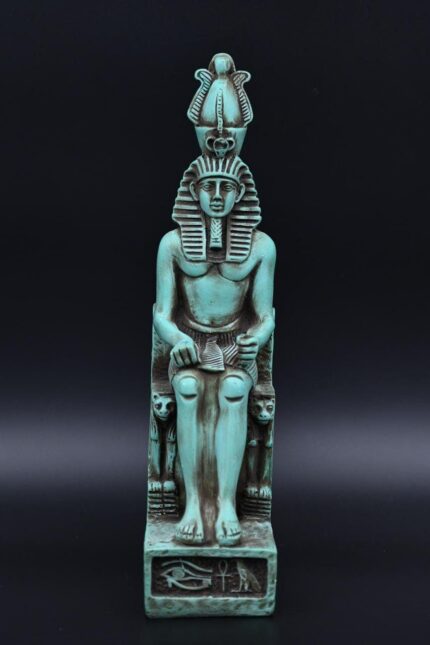 Ramesses II Statue: Egyptian King Ramses, Stone Antiquity