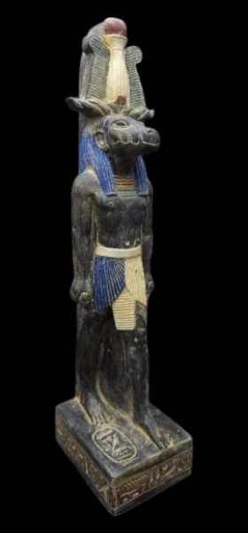 Rare Ancient Egyptian Antiquities Sobek Crocodile God Statue - Pharaonic Antique Stone B.C. Statue
