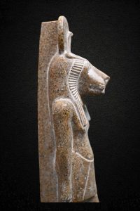 Red Granite Sekhmet Statue, Ancient Egyptian Lion Goddess - صورة إضافية 5