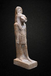 Red Granite Sekhmet Statue, Ancient Egyptian Lion Goddess - صورة إضافية 8