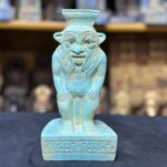 sculptures statue Bes god of fun pleasure -childhood in ancient Egypt-Handcraft-Egyptian antiques-Egyptian mythology-gods-deity-antique arch