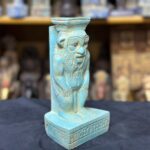 sculptures statue Bes god of fun pleasure -childhood in ancient Egypt-Handcraft-Egyptian antiques-Egyptian mythology-gods-deity-antique arch