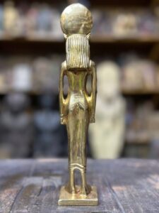 Sekhmet Statue – Egyptian Goddess of War, Gold Leaf Replica - صورة إضافية 5