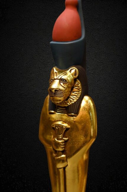 sekhmet-statue-egyptian-goddess-of-war-replica-1-7-430x647 Sekhmet Statue – Egyptian Goddess of War Replica - Image 1