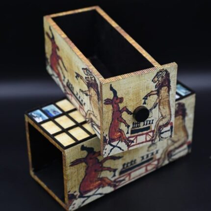 Handmade Wooden Senet Game
