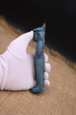 Blue Hieroglyphic Ushabti Figure