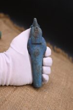 Blue Hieroglyphic Ushabti Figure