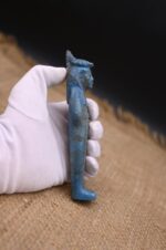 Blue Hieroglyphic Ushabti Figure