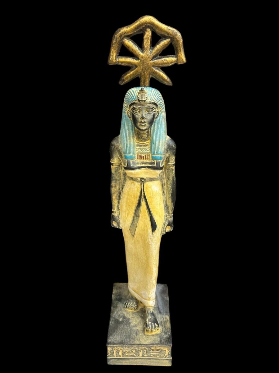 Seshat Statue: Egyptian Goddess of Wisdom, Stone Sculpture Seshat Statue