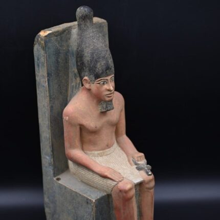 King Senusret I Stone Statue