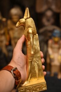 Seth-Amazing statue for Set/the god of the desert and storms-ancient Egyptian religion- Egyptian deities--gods sculpture - صورة إضافية 9