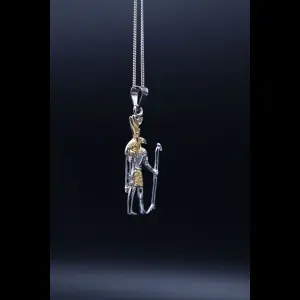 Silver Seth God Amulet