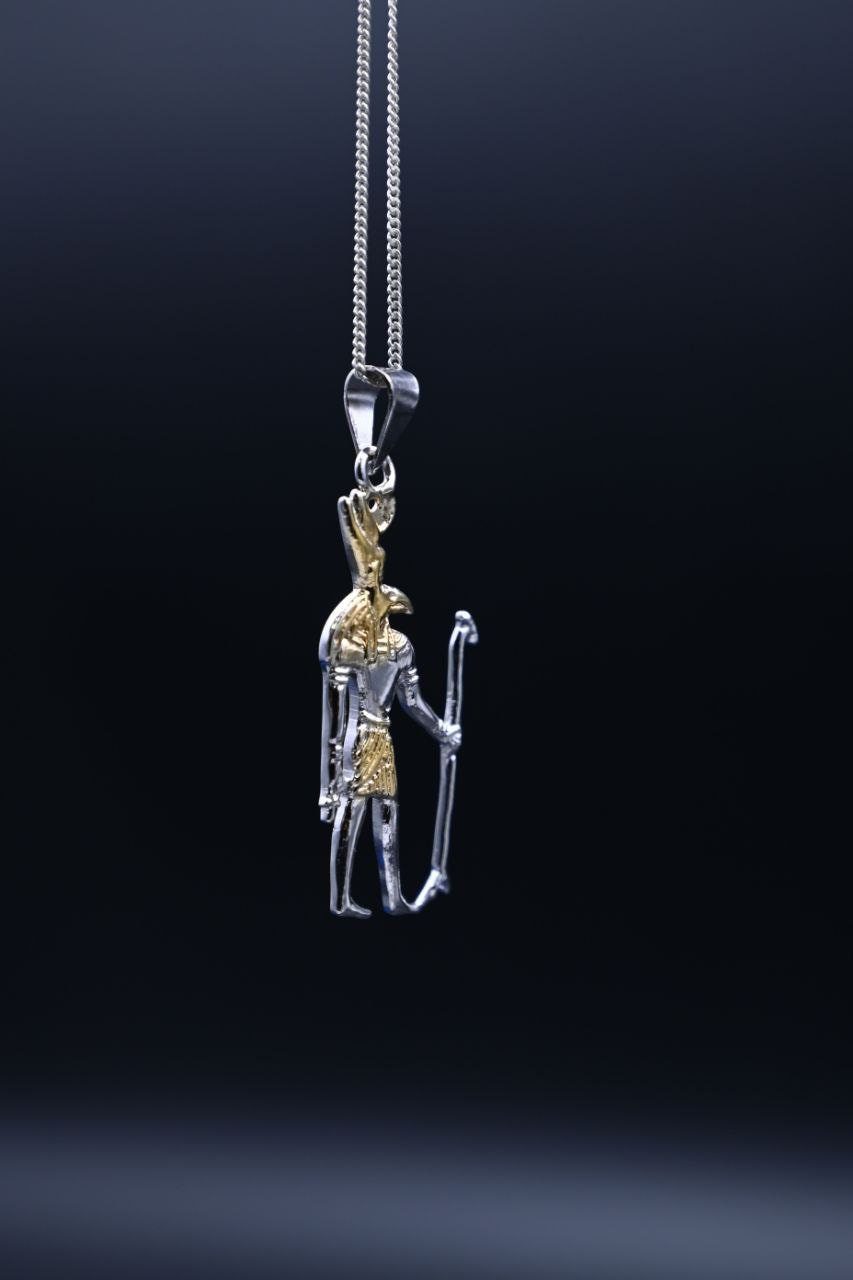 Silver Seth God Amulet