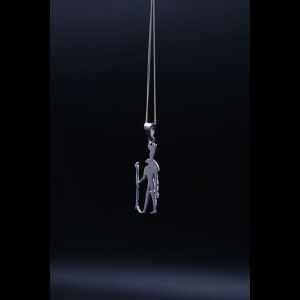 Silver God Seth Pendant – Egyptian Amulet Necklace