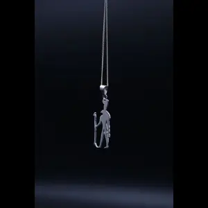 Silver God Seth Pendant – Egyptian Amulet Necklace