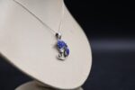 Silver Lotus Amulet – Egyptian Pendant, Made in Egypt - صورة إضافية 3