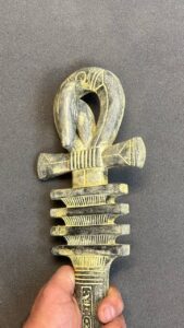 Stone Ankh – Egyptian Key of Life Sculpture - صورة إضافية 10