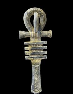 Stone Ankh – Egyptian Key of Life Sculpture - صورة إضافية 2