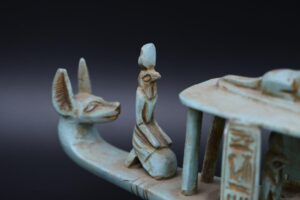 Anubis Boat Statue