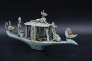 Anubis Boat Statue