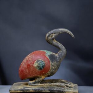Stone Sacred Ibis Statue, Egyptian God Thoth Sculpture (15 cm) - صورة إضافية 3