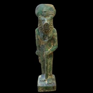 Green Sekhmet Statue