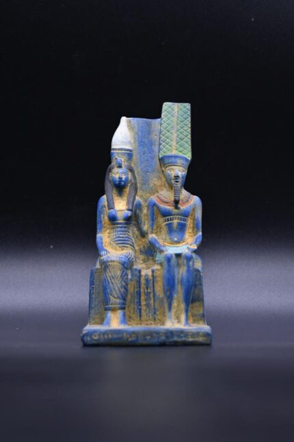 Stone Statue, Amun Ra and Mut, Egyptian Mythology