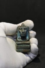 Thoth Baboon Faience Amulet