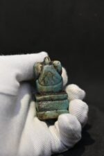 Thoth Baboon Faience Amulet
