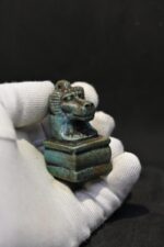 Thoth Baboon Faience Amulet