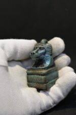 Thoth Baboon Faience Amulet