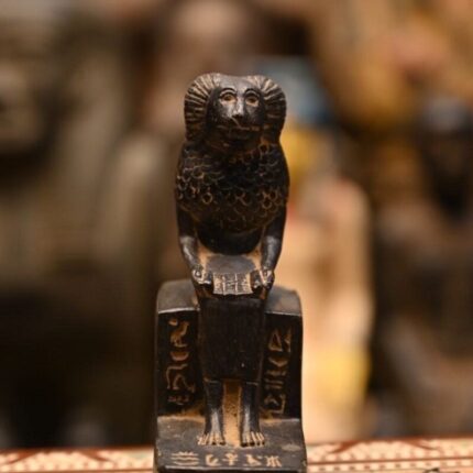 Seated Thoth Baboon Statue