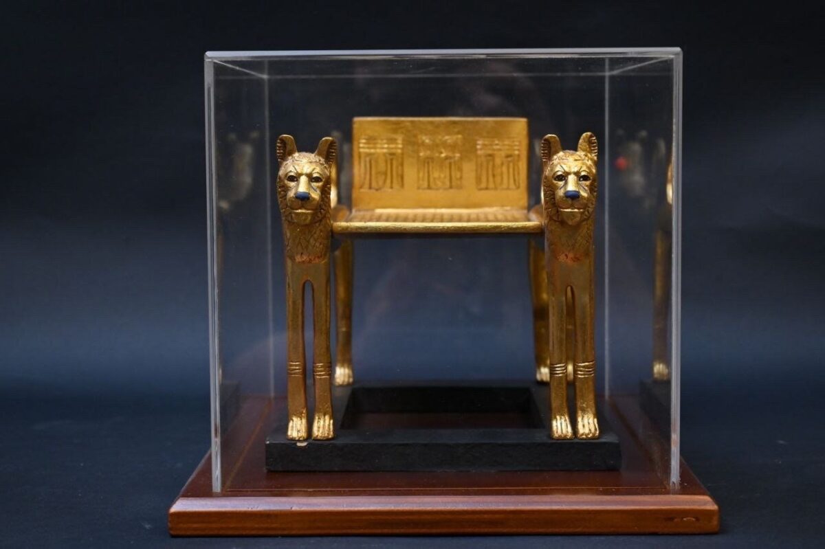 Tutankhamun Lioness Funerary Bed