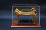 Tutankhamun lions bad-replica museum piece-ancient Egyptian religion,mythology-sculpture Egyptian antiquities-made in Egypt