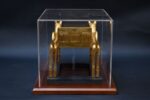 Tutankhamun lions bad-replica museum piece-ancient Egyptian religion,mythology-sculpture Egyptian antiquities-made in Egypt
