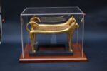 Tutankhamun lions bad-replica museum piece-ancient Egyptian religion,mythology-sculpture Egyptian antiquities-made in Egypt