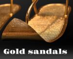 Tutankhamun Golden Sandal Replica