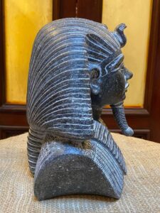 Tutankhamun Statue: Egyptian Pharaoh Stone Decor - صورة إضافية 10
