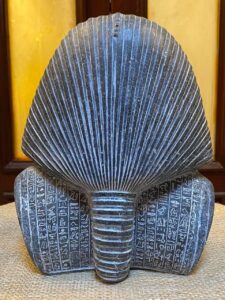 Tutankhamun Statue: Egyptian Pharaoh Stone Decor - صورة إضافية 3