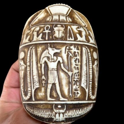 Handmade Egyptian Scarab Stone