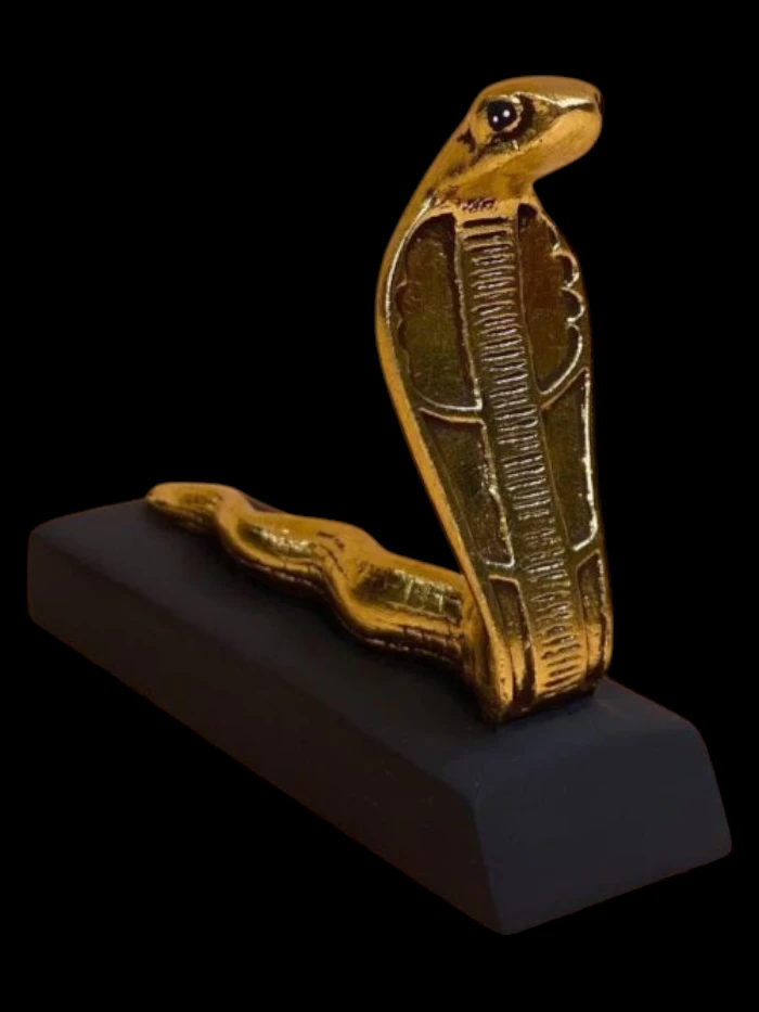 uraeus-cobra-statue-egyptian-deity-replica-1-700x933 Uraeus Cobra Statue: Egyptian Deity Replica - Image 1