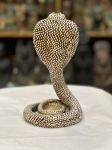 Uraeus Cobra Statue, Egyptian Serpent Goddess Wadjet Sculpture - صورة إضافية 3