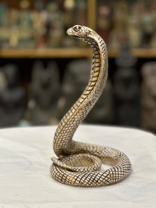 Uraeus Cobra Statue, Egyptian Serpent Goddess Wadjet Sculpture - صورة إضافية 4